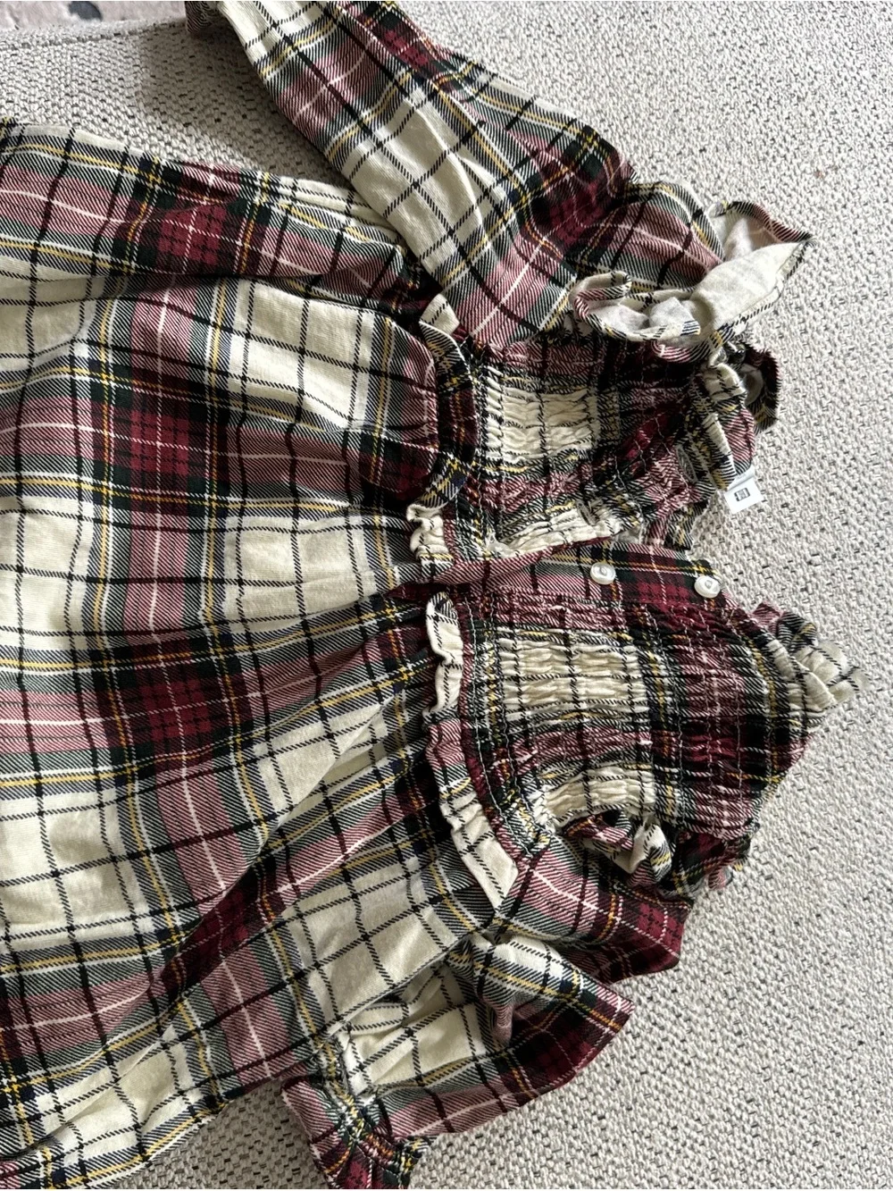 Baby Girl Ralph Lauren Plaid Dress with Bloomers